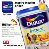 Dulux Inspire Interior smooth sheen 18LITER / Cat Dalam kilat