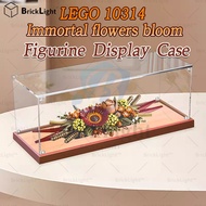 BrickLight™for Lego 10314 Preserved Flowers Flowers Transparent Box Anti-dust Cover Figure Storage B