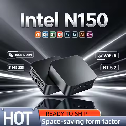 Intel Core i9 10980HK N150 2026 Mini PC 16GB RAM 1TB SSD WiFi 6 BT5.2 4K Portable Gaming Desktop Pro