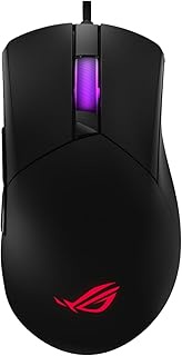 ASUS ROG Gladius III Core Wired Gaming Mouse – Right-Handed Ergonomic, 72g, 12K DPI, ROG Paracord, P