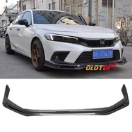 Carbon Fiber Front Splitter Bumper Lip Spoiler For Honda CIVIC 11TH FL1 FL4 TYPE R Auto Tuning