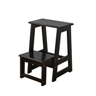 EGMF. เก้าอี้บันไดไม้ยางพารา สเต็ปแชร์ เก้าอี้บันได 2 ชั้น สไตล์มินิมอล Step Stool พับเก็บได้