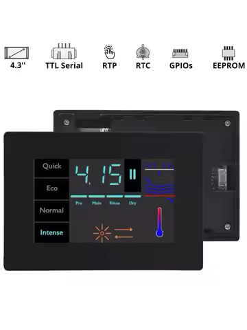 Nextion Intelligent P Seires: NX8048P050-011R-Y/NX8048P050-011C-Y 5"Resistive/Capacitive Touchscreen