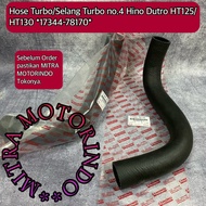SELANG TURBOHOSE INTERCOOLER NO.4 HINO DUTRO HT125HT130 17344-78170 - SUKU CADANG MOBIL