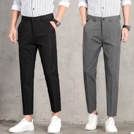 Ready Stock Cotton Seluar Slack Lelaki Seluar Lelaki Black Pants Man Korean Pants Seluar Slack Lelak