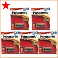 Combo 5 vỉ pin AAA Panasonic Alkaline (1 vỉ 2 viên)