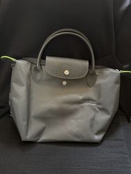 Longchamp Le Pliage Green石墨灰s size