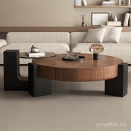 Round Designer Living Room Simple Coffee Table Household Table Coffee Table Italian Luxury Extremely