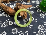 【一物一圖】天然遼寧岫玉手鐲 手鐲圈口52.2mm 水墨 正圈