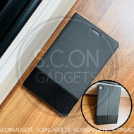 For Samsung Galaxy Tab A7 Lite T220 8.7"/ Tab A7 T500 10.4" Design Canvas Texture 2 Tone Flip Case (