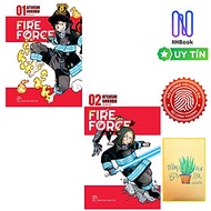 Combo 2 Cuốn Fire Force - Tập 1 và 2 - Tặng Kèm Bookmark Giấy Hình Nhân Vật