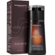 PolarHaircare-Unisex Dark Brown Hair Dye Shampoo-White Hair Dye Shampoo, Dye Set GHAO