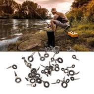 GOGUVO 60PCS Fishing Rod Tip Repair Kit, Stainless Steel Single Foot Rod Tip Guide Repair Kit, Durab
