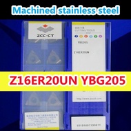 Z16ER20UN YBG205 10pcs set original ZCC.CT insert YBG205M20 M40