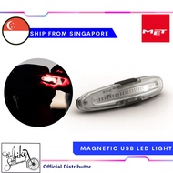 MET Magnetic USB Helmet Rear Light (Compatible with Rivale Mips / Vinci Mips / Estro Mips / Veleno M
