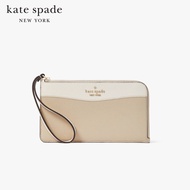 KATE SPADE NEW YORK LUCY COLORBLOCK MEDIUM L-ZIP WRISTLET KE575 กระเป๋าคล้องข้อมือ