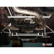 ULTRA RACING 4 Point Front Lower Bar:Nissan Elgrand E51 3.5 02 [LA4-495]