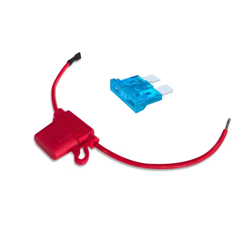 14AWG Inline ATO/ATC Blade Fuse Holder-2A 3A 5A 10A 15A 20A Standard Auto Fuse-Heat Shrink Plug for 