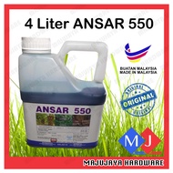 4L ANSAR 550(Sama Macam PARAKUAT TYPHOON SELECT) MSMA 35.5% Weed Killer Herbicide Racun Rumput Rumpa