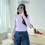 Áo thun nữ nẹp gài nút thời trang GUMAC LATE1226