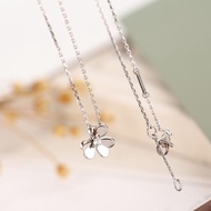 (Vca)Van Cleef Fankeyabao Frivole Pendant 18K Platinum Mini Diamond Necklace