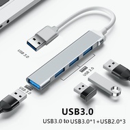 Ankndo 4 Port USB HUB 2.0 3.0 Multiple USB Splitter Hight Speed USB Adapter Mini Hub Splitter PC Laptop