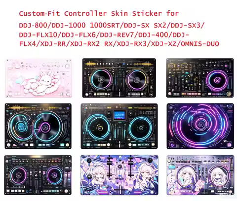 Custom DJ Controller Panel Protective Film Compatible with Pioneer DDJ 400\800\1000 SX \2\3 FLX4\10 