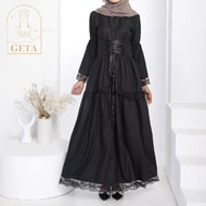 [GETA] Gothic Dress Black with Lace