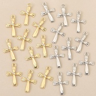 Pendant 18k Cross diy Accessories