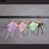 SIRENU Doll Clothes, 10~15cm Cotton Stuffed Doll Checkered Cloak, |Outfit Checkered 15cm Cotton Doll