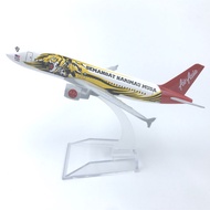 Asian Tiger A320 Airplane Model 16cm