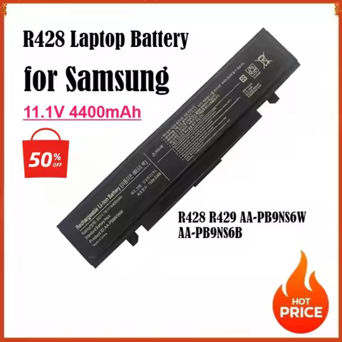 AA-PB9NS6W Laptop Battery for Samsung R428 R429 R423 R430 R468 R528 AA-PB9NS6W AA-PB9NS6B AA-PB9NC6W