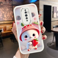 Hontinga Casing Case For OPPO Reno 2F Reno2F Reno2 Z Reno 2 F11 Case Cute Rabbit leather Soft Silicone Phone Case Full Cover Camera Protection Cases Shockproof Back Cover Phone Casing Softcase For Girls