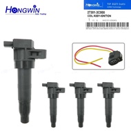 4PCS 27301-3C000 Ignition Coil For Hyundai Kia 2.4L3.3L 3.5L 3.8L 2006-2015 27301 3C000 27301-3C010 