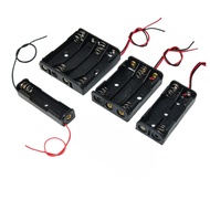 AAA Battery Box 1/2/3/4 Solder-Free Battery Holder No. 4 Battery Box with Wire