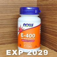 Now Vitamin E-400 D-Alpha Antioxidant Supplement 50 Softgels