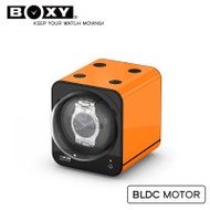 BOXY Fancy BRICK 單錶位手錶自動上鍊錶盒 - 橘色 | 搖錶器 | 專利DIY堆疊設計 | 15種轉速設定 | 觸控開關 | 台灣製造 - 香港代理一年保用