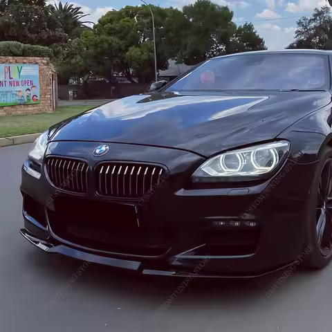 MP Style Front Bumper Lip Spoiler Splitter Diffuser For BMW F06 F12 F13 640i 650i 640d M Sport 2012-