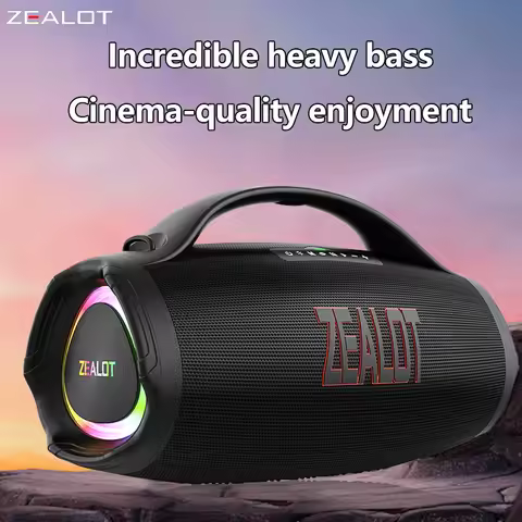 ZEALOT-S98 160W Portable Bluetooth Speaker - High Volume, Waterproof, 36000mAh, TWS Subwoofer, USB/T