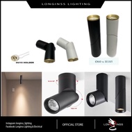 LED Surface L Track Light GU10 Casing （Black / White ） ( Rotate360° / Adjust 90° )