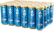 Dunlop Sports Australian Open AO Extra Duty Tennis Balls - Case of 24 cans (72 Balls)