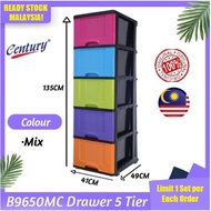 3 / 4 / 5 Tier Tingkat Rak Baju / Multipurpose Storage Cabinet / Plastic Drawer Rack / Clothing Rack