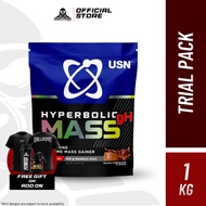 USN Hyperbolic Mass gH (1KG) Extreme Mass Weight Gainer Protein Halal Mass (FREE WORKOUT VIDEO)