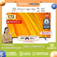 [Google TV]COOCAA TV 55 inch Y72 - Smart TV - 4K - UHD - Netflix/Youtube - Google Assistant - Dolby 