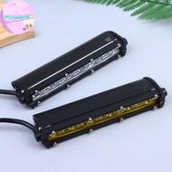 MyriadU 7 Inch LED Light Bar Single Row Work Light Spot Beam High Output for  Trailer Boat Off Road 