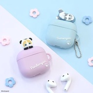 (代購)日本Mofusand 可愛貓咪 鯊魚貓 熊貓咪  Apple AirPods 4 蘋果藍牙無線耳機矽膠保護套 Silicone Case (2款可選)