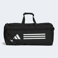 【adidas】Tr Duffle M 圓筒包 健身包 運動包 旅行 側背 手提 黑 HT4747