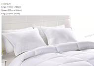 Duvet & Duvet Cover Single Queen King Hotel White Quilt Cover & Quilt / Comforter Cover Pillow Case 