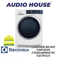 ELECTROLUX EDH804H5WB  8KG HEAT PUMP DRYER  ENERGY LABEL: 5 TICKS***2 YEARS WARRANTY BY ELECTROLUX***