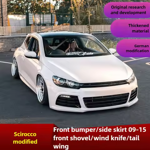 Suitable for Volkswagen Scirocco modified R-version bumper body kit spoiler diffuser